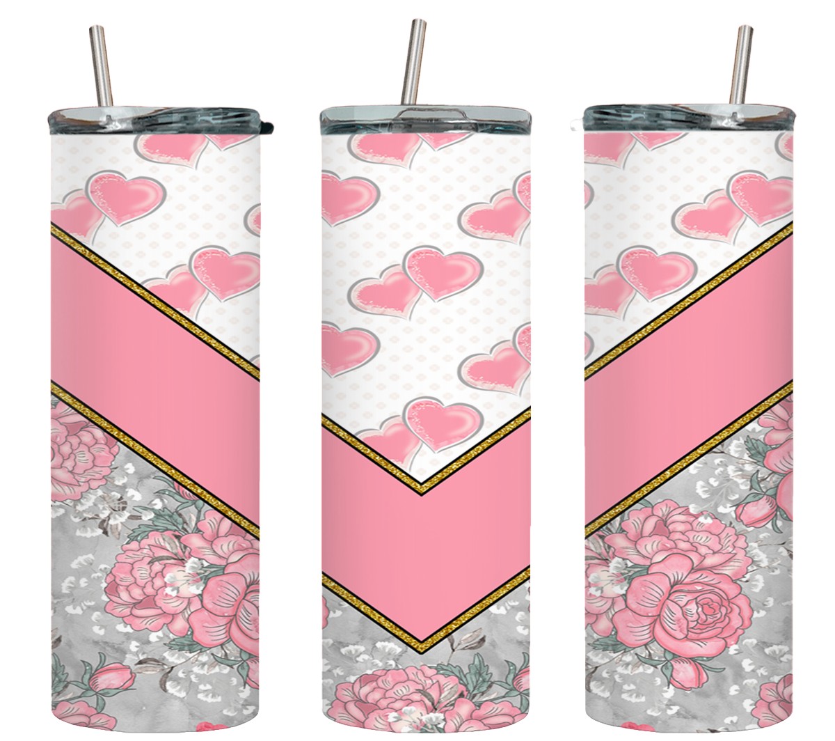 Pink Vee Flower-10598